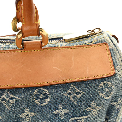 Louis Vuitton Monogram Denim Neo Speedy Blue 14 of 18