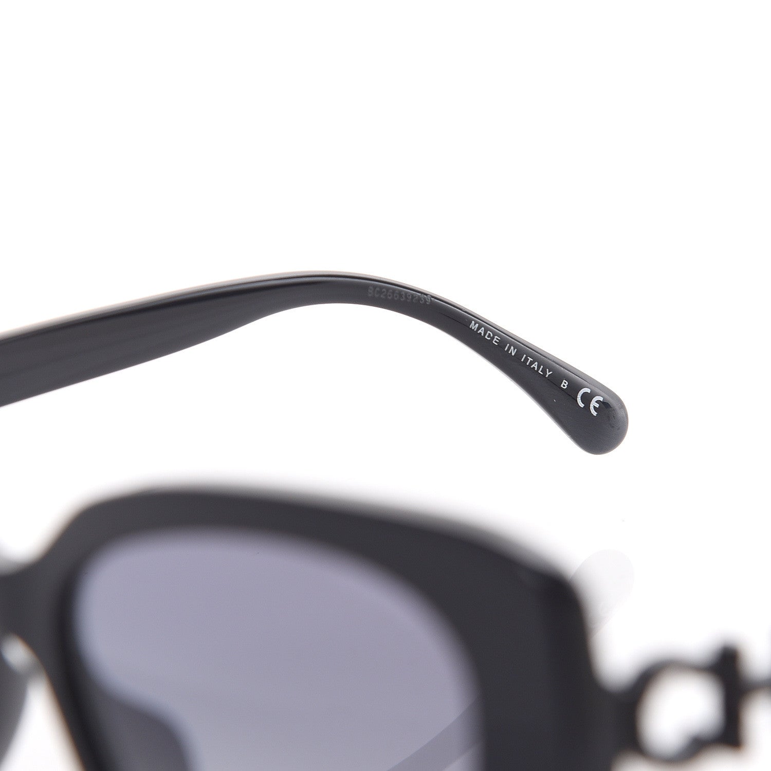 Chanel Acetate Strass Square Sunglasses 5422 Black 6 of 8