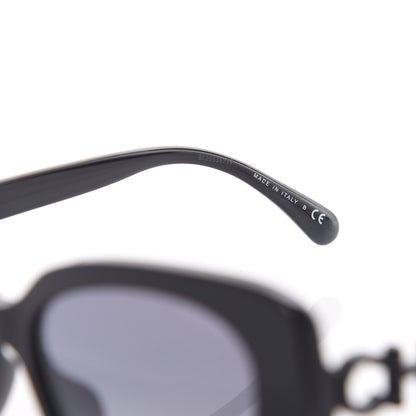 Chanel Acetate Strass Square Sunglasses 5422 Black 6 of 8