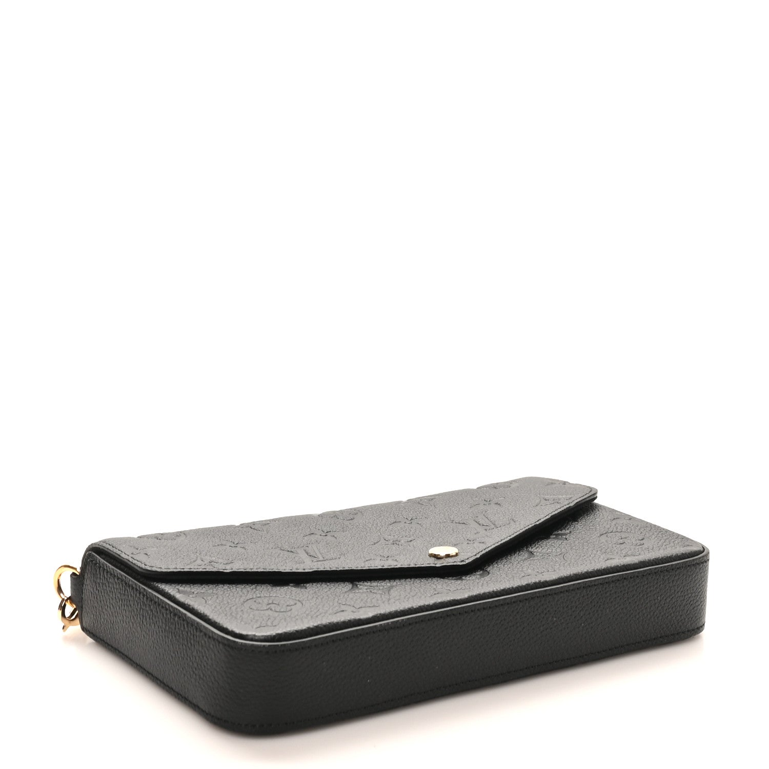 Louis Vuitton Empreinte Pochette Felicie Chain Wallet Black 5 of 10