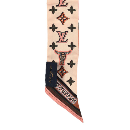 Louis Vuitton Silk Astro Taurus BB Bandeau Beige 3 of 4