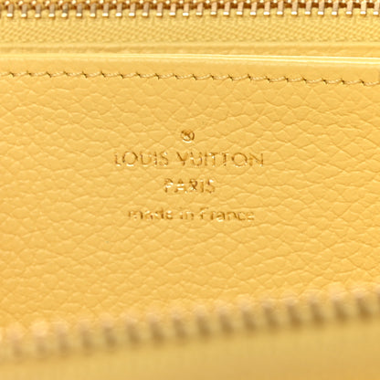 Louis Vuitton Empreinte Monogram Zippy Wallet Lemon Curd Yellow 6 of 7