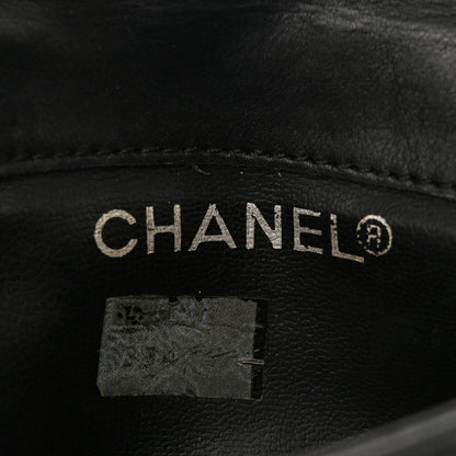 Chanel Lambskin Quilted Waist Chain Belt Flap Bag Black 6 of 11