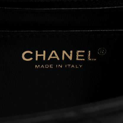 Chanel Lambskin Quilted Mini Square Flap Black 6 of 10