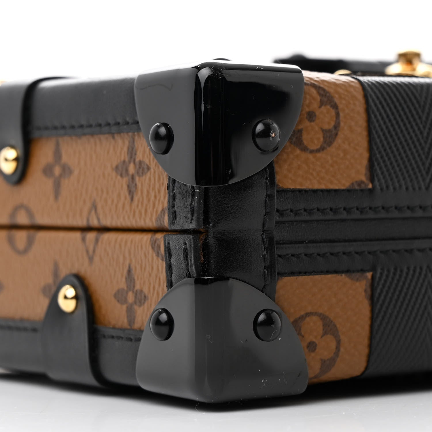 Louis Vuitton Monogram Tressage Petite Malle Black 9 of 10