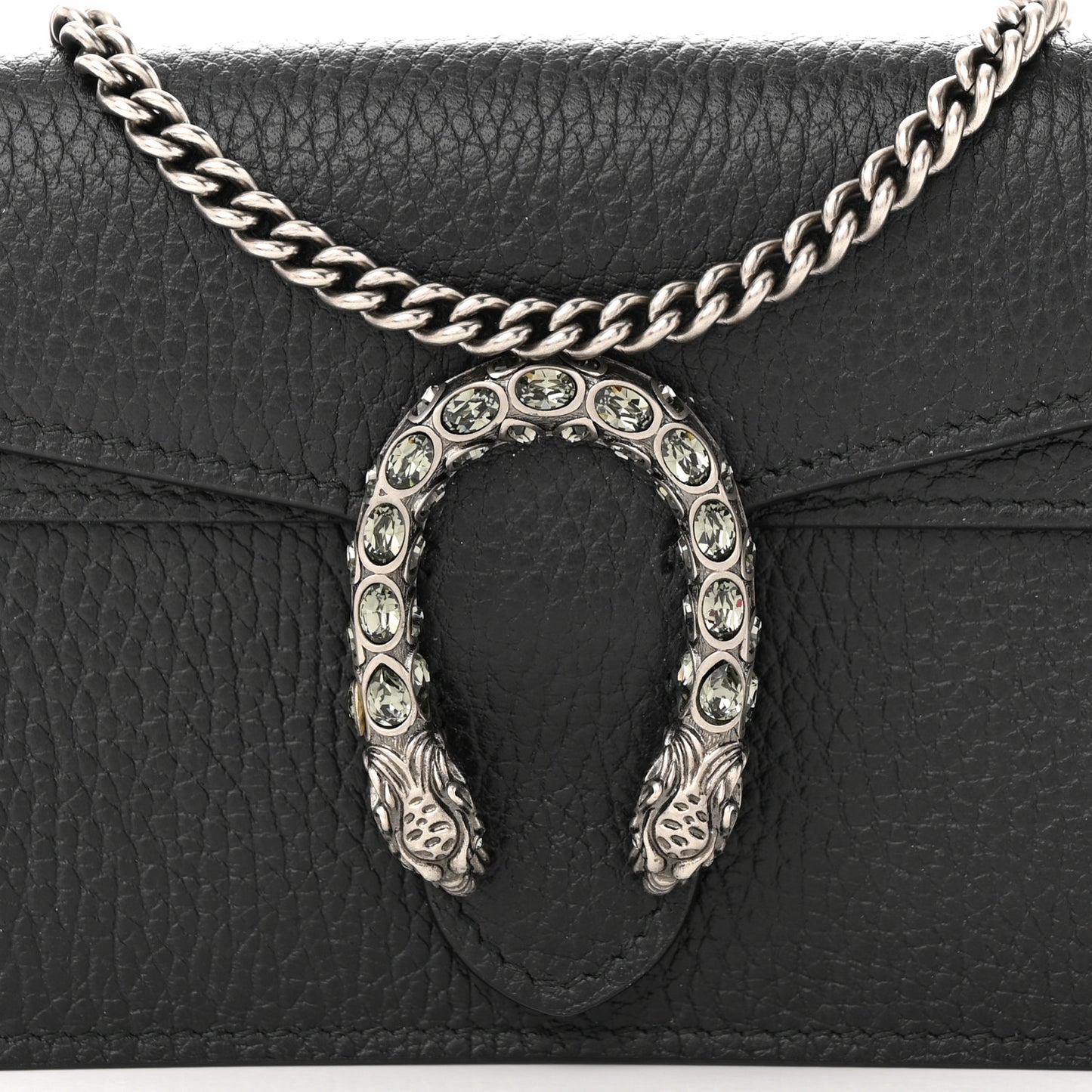 Calfskin Super Mini Dionysus Shoulder Bag Black