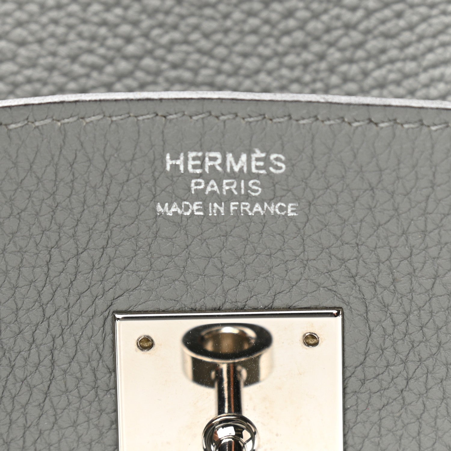 Hermes Togo Birkin 30 Gris Mouette 6 of 10