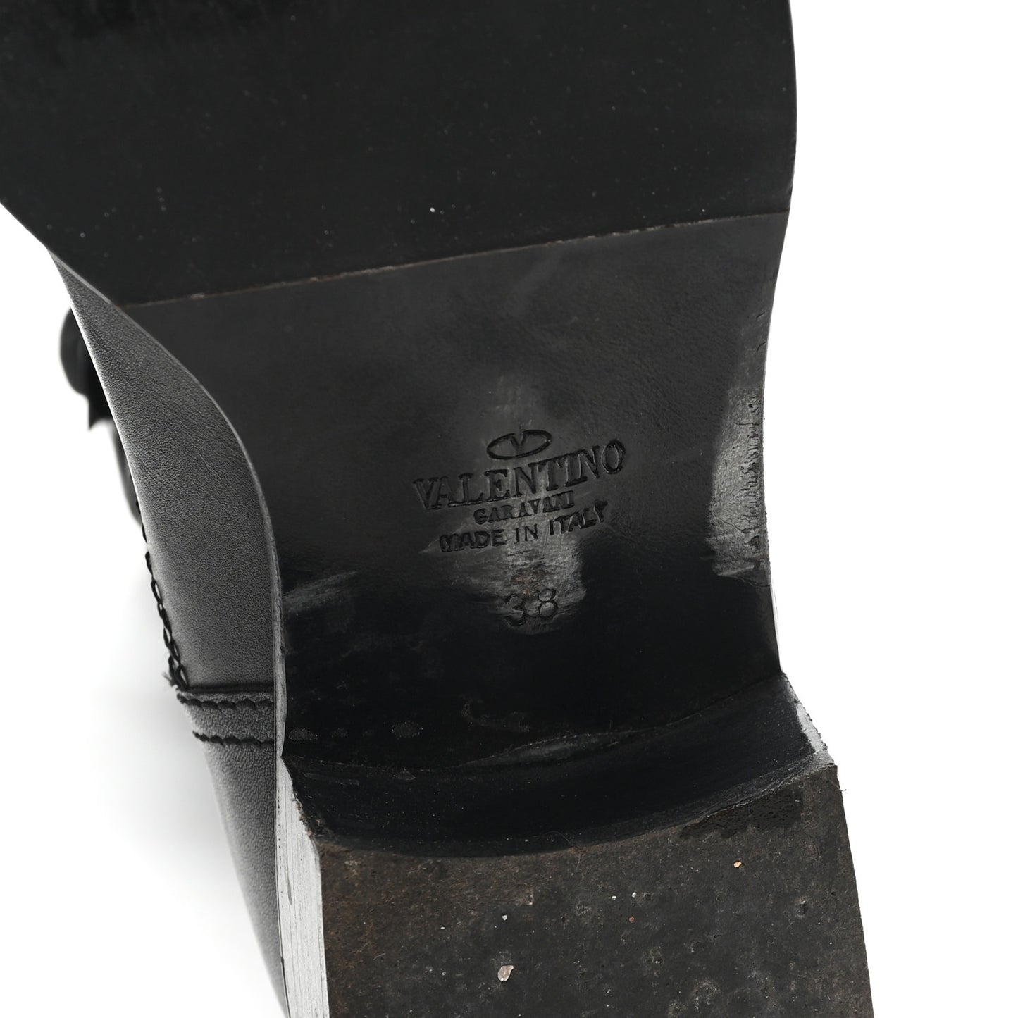 Calfskin Techno Couture Boots 38 Black