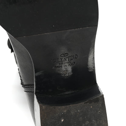 Valentino Garavani Calfskin Techno Couture Boots 38 Black 7 of 8