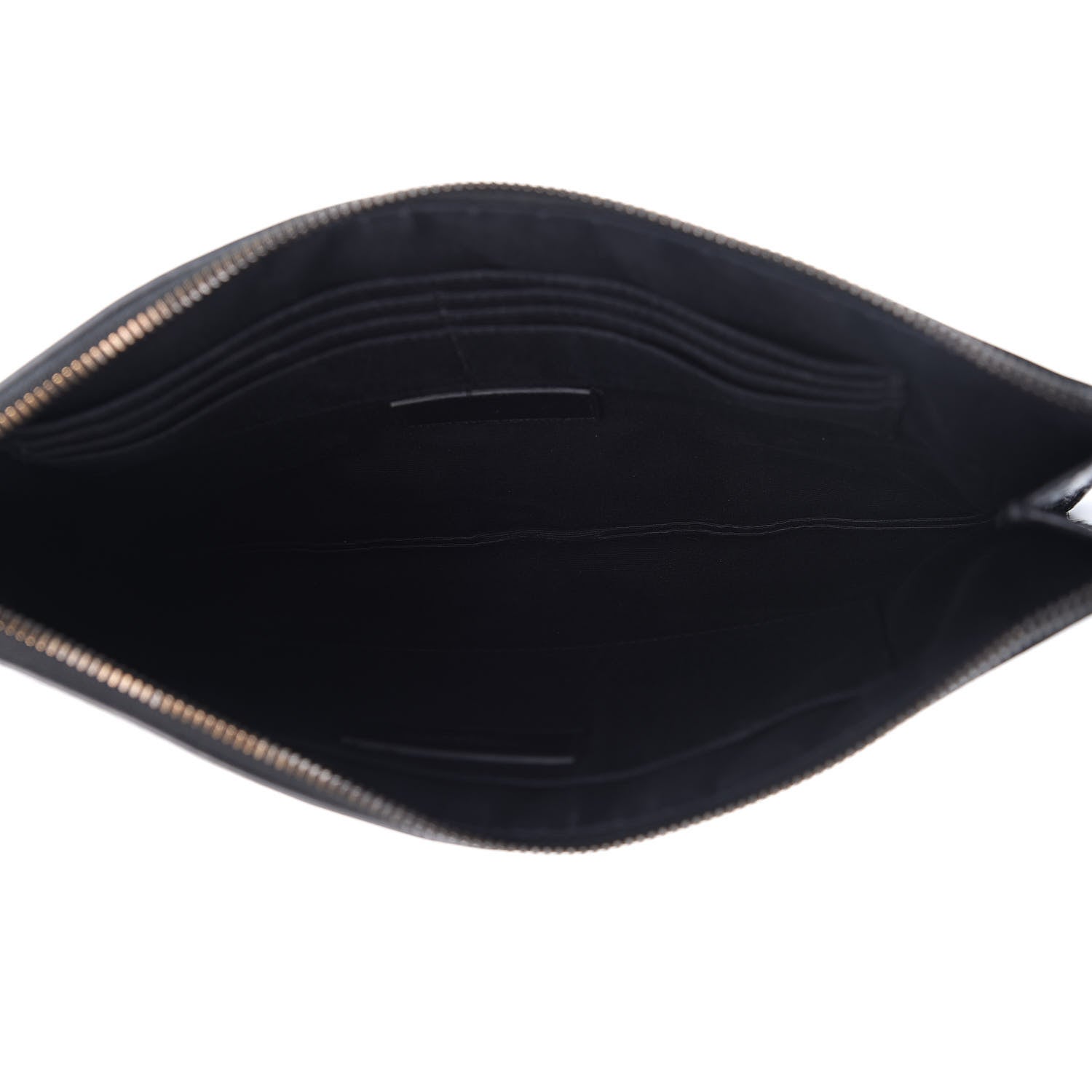 Saint Laurent Texturized Patent Monogram iPad Case Black 5 of 10