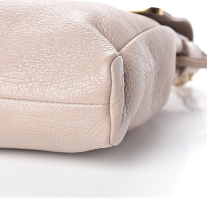 Jimmy Choo Glossy Grained Deerskin Ally Shoulder Bag Pink 6 of 11