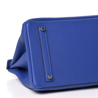Hermes Togo Birkin 35 Bleu Electrique 6 of 12
