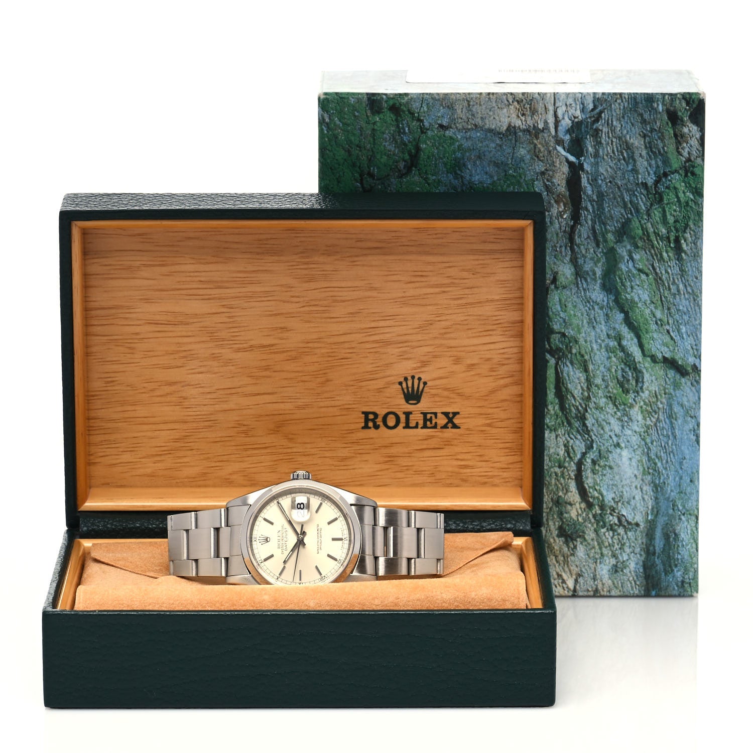 Rolex Stainless Steel 36mm Oyster Perpetual Datejust Watch Silver 16200 5 of 5