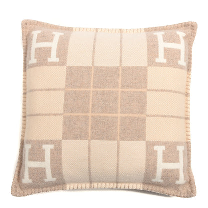 Hermes Wool Cashmere Avalon III Pillow PM Coco Camomille 1 of 4