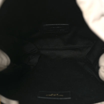Saint Laurent Lambskin Matelasse Monogram Medium Jamie 4.3 Pochon Blanc Vintage 6 of 11