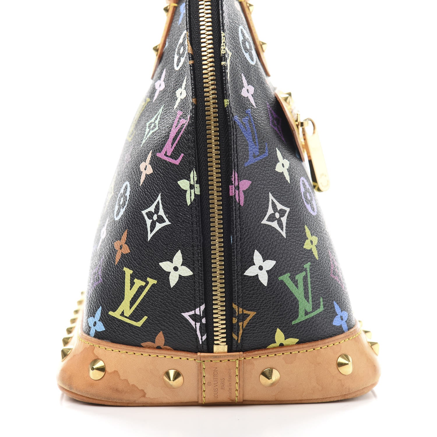 Louis Vuitton Monogram Multicolor Alma Black 10 of 12
