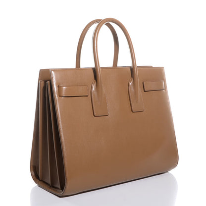 Saint Laurent Calfskin Small Sac De Jour Dark Beige 3 of 9