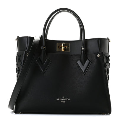Louis Vuitton Calfskin Monogram Tufting On My Side Black 1 of 10