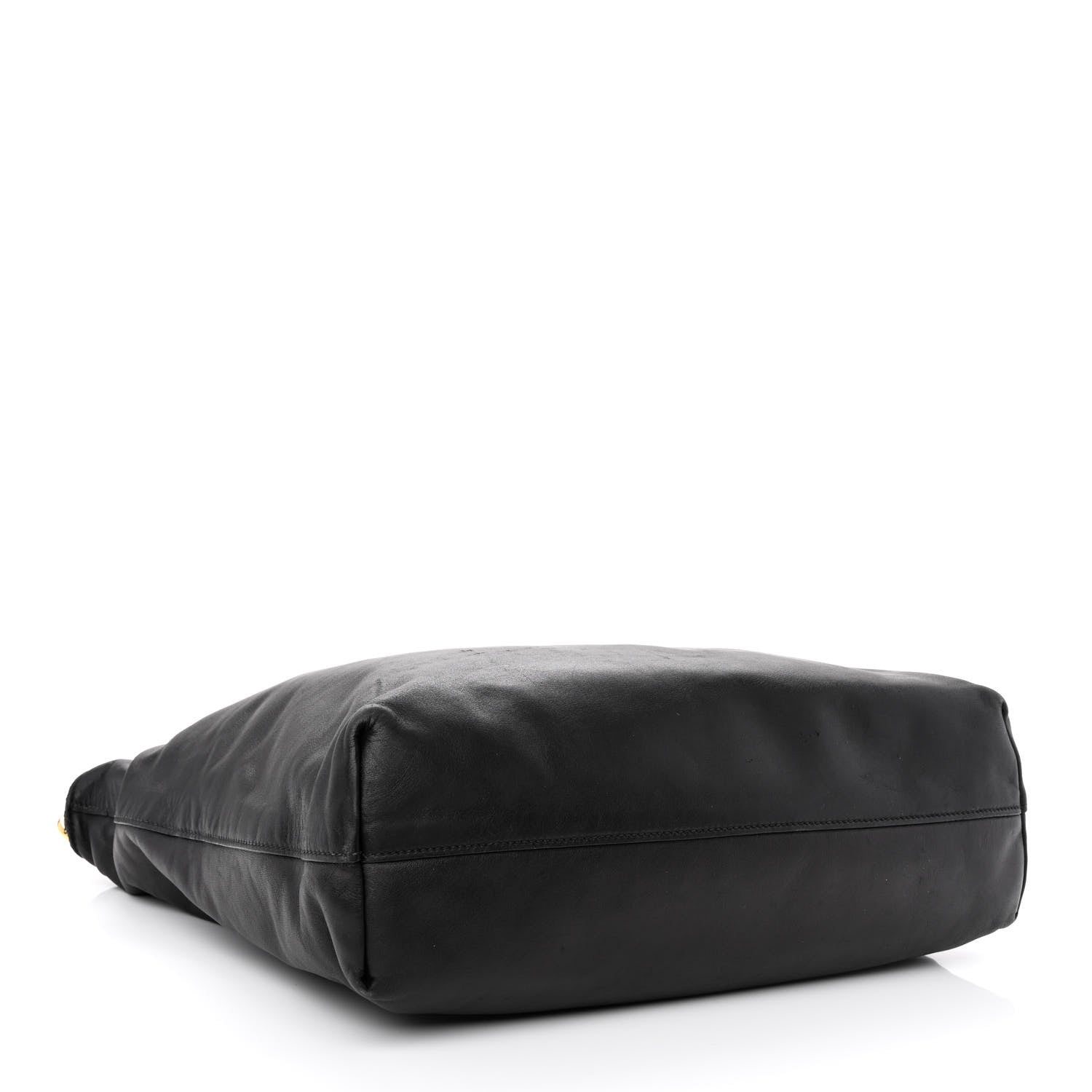 Prada Soft Calfskin Two Way Tote Black 4 of 27