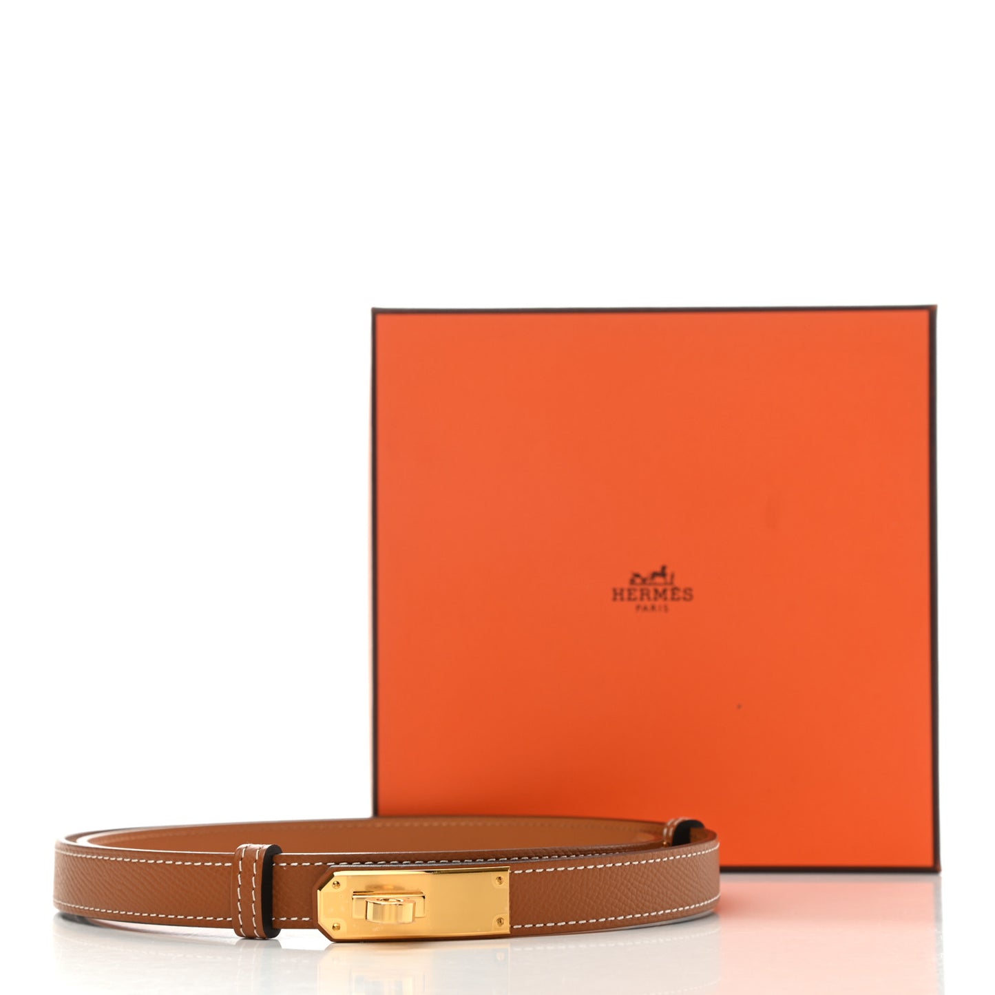 Epsom Kelly Belt Gold