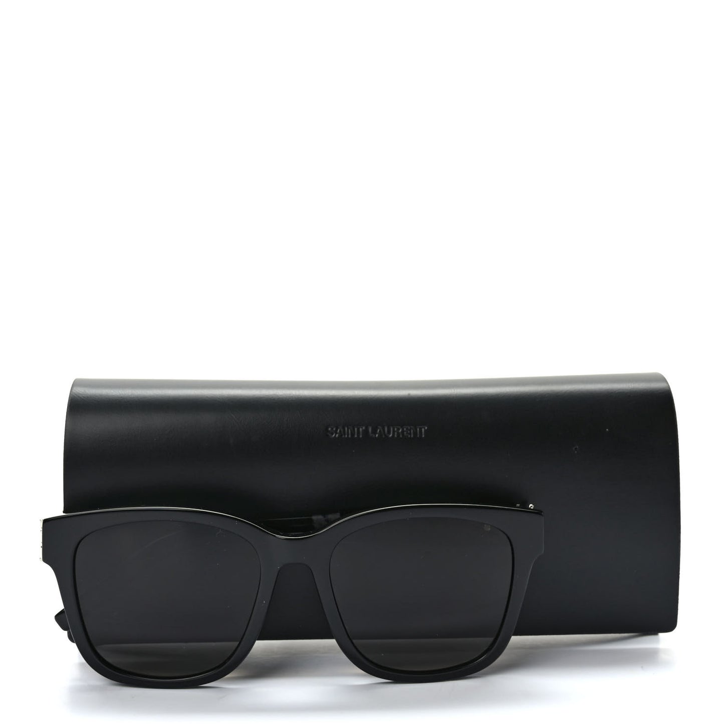 Acetate Square Sunglasses SL M68 Black