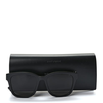 Saint Laurent Acetate Square Sunglasses SL M68 Black 9 of 9