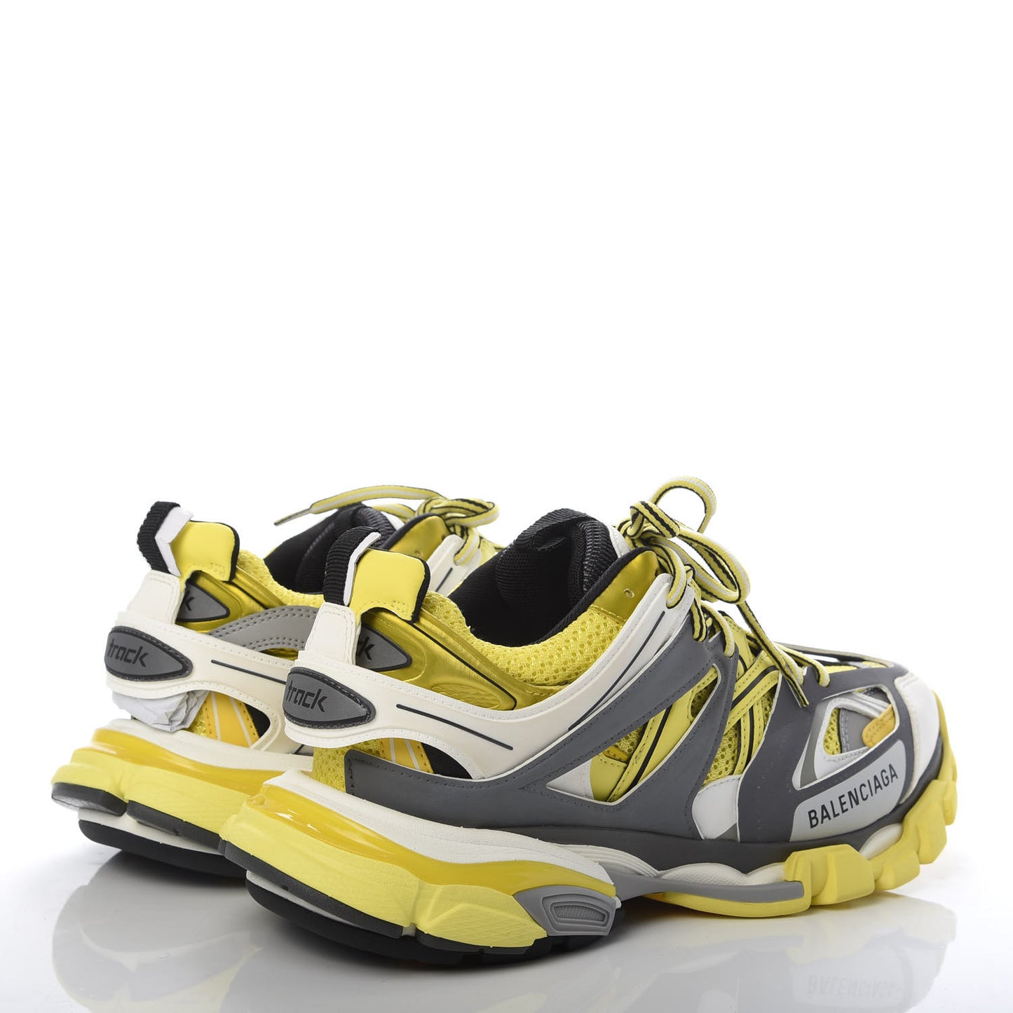 Mesh Nylon Mens Track Sneakers 39 Yellow Black White