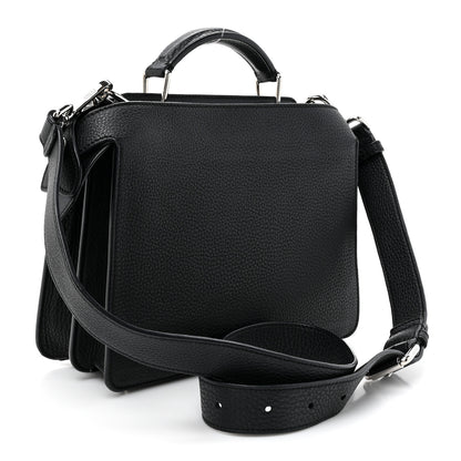 Fendi X NOEL FIELDING Cuoio Romano Painted Mini Peekaboo I SEE U Satchel Black Multicolor 2 of 17