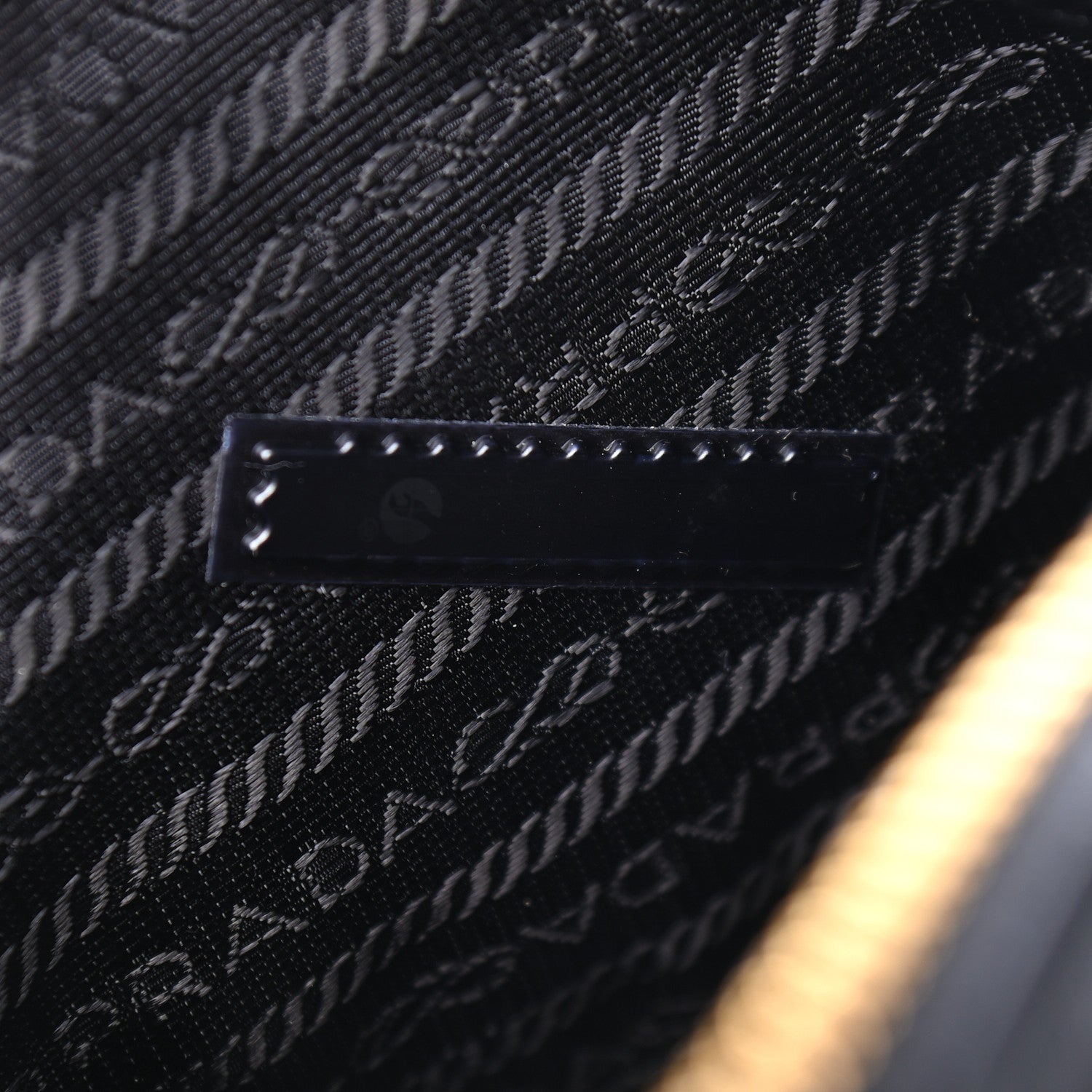 Prada Nappa Gaufre Camera Bag Black 7 of 9
