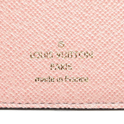 Louis Vuitton Damier Ebene Victorine Wallet Rose Ballerine 6 of 6