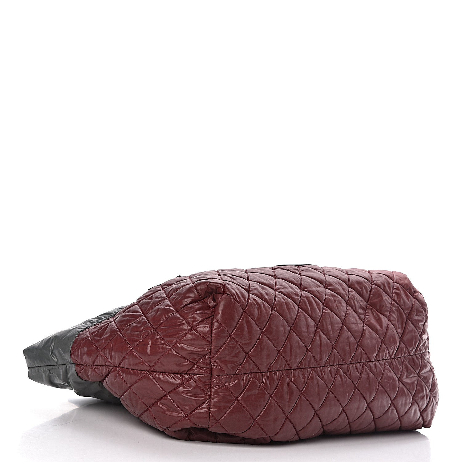 Chanel Nylon Quilted Medium Coco Cocoon Reversible Tote Grey 8 of 20