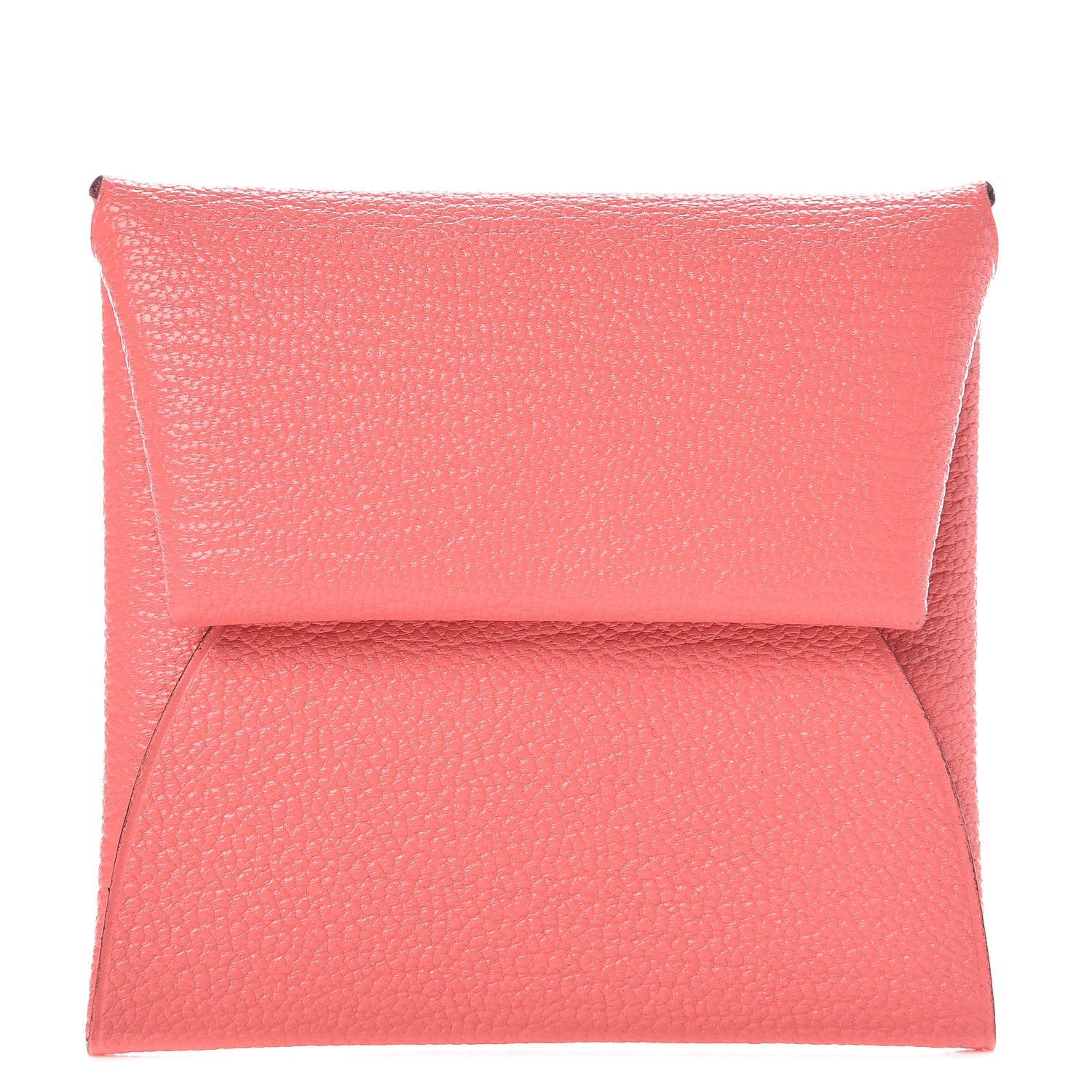 Hermes Chevre Mysore Bastia Coin Purse Rose Ete 1 of 8