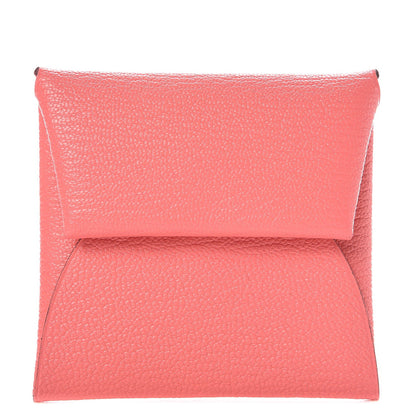 Hermes Chevre Mysore Bastia Coin Purse Rose Ete 1 of 8