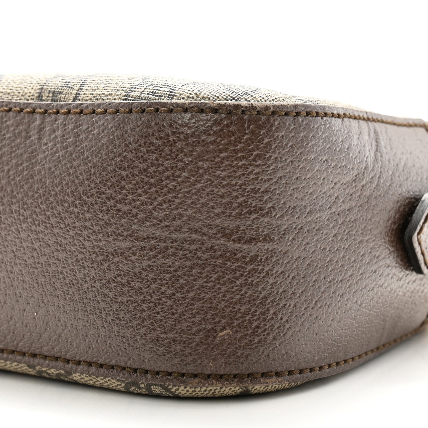 GG Supreme Monogram Web Neo Vintage Shoulder Bag Beige New Acero Crop
