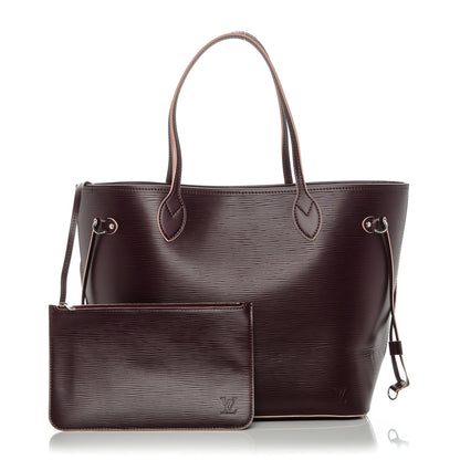 Louis Vuitton Epi Neverfull MM Prune Rose Poudre 1 of 7
