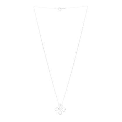 Tiffany Sterling Silver Paloma Picasso Loving Hearts Pendant Necklace 3 of 6