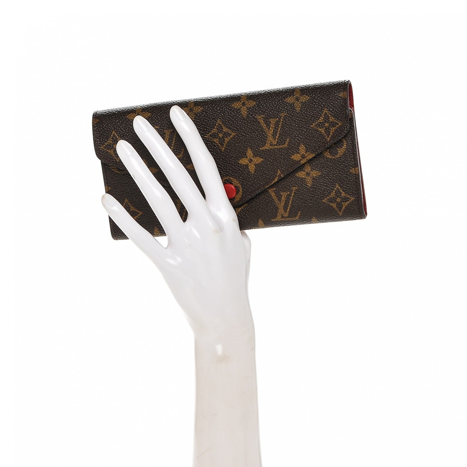 Louis Vuitton Monogram Josephine Wallet Red 2 of 7
