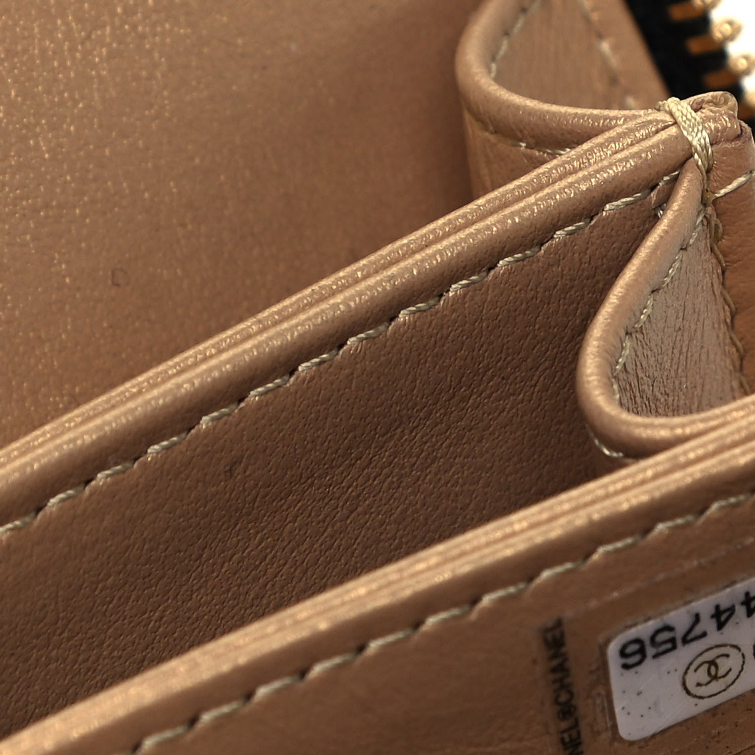 Chanel Lambskin Quilted Mini Golden Plate Clutch With Chain Black 7 of 9