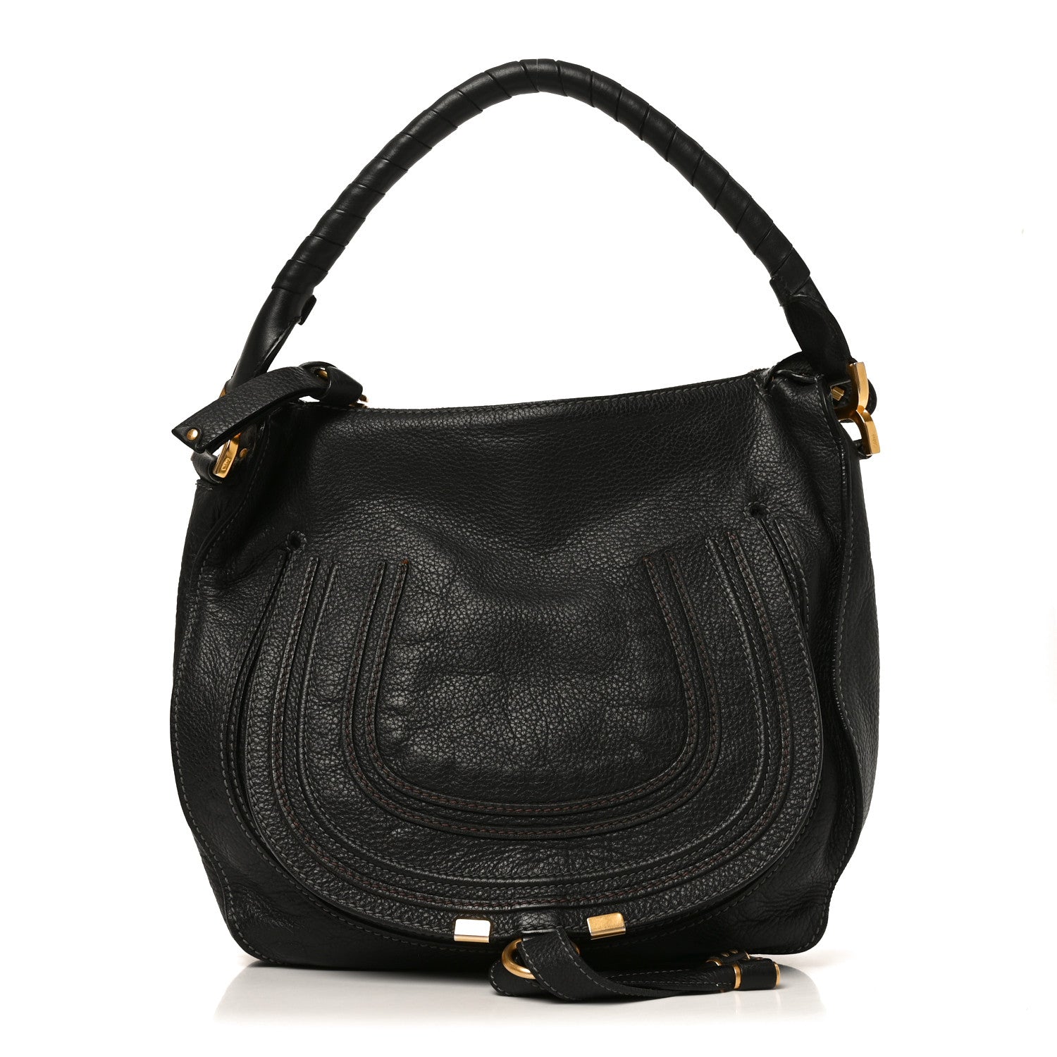 Chloe Calfskin Medium Marcie Hobo Black 1 of 10