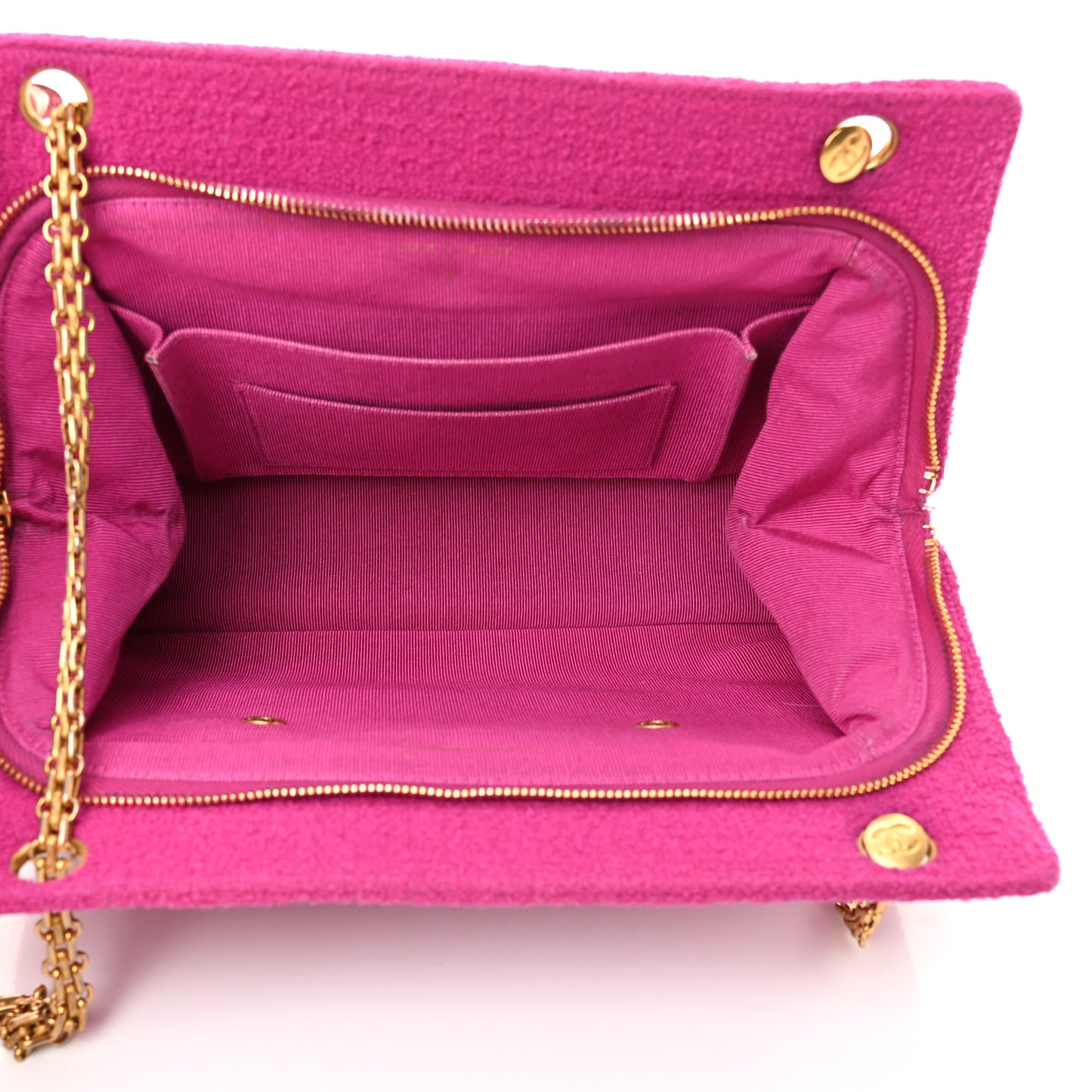 Wool Quilted Shoulder Bag Pink
