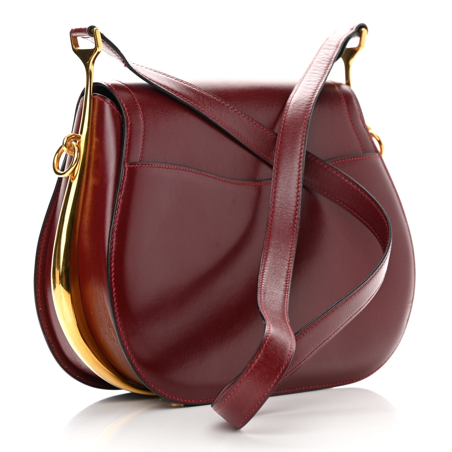 Hermes Box Passe-Guide Shoulder Bag Rouge H 3 of 15