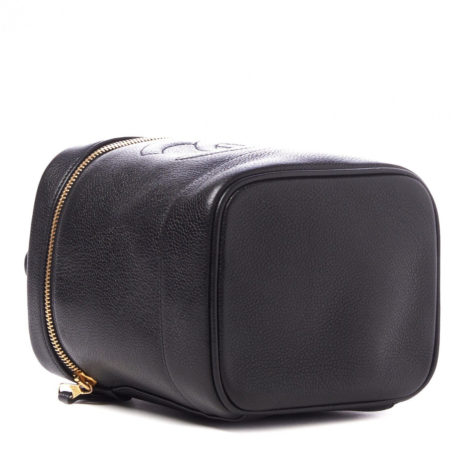 Chanel Caviar Vanity Cosmetic Case Black 3 of 9