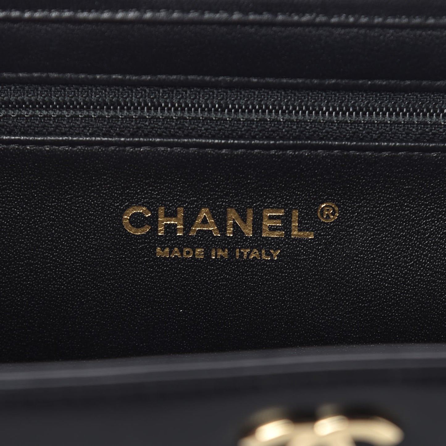 Lambskin Quilted Clutch Black