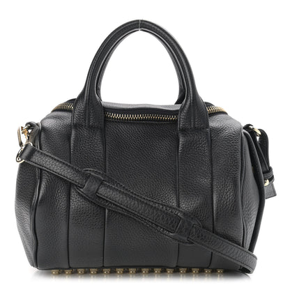 Alexander Wang Pebbled Lambskin Rockie Black Pale Gold Hardware 1 of 9