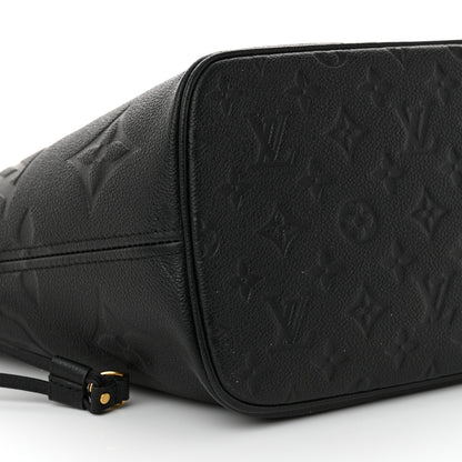 Louis Vuitton Empreinte Monogram Giant Neverfull MM Black 9 of 13