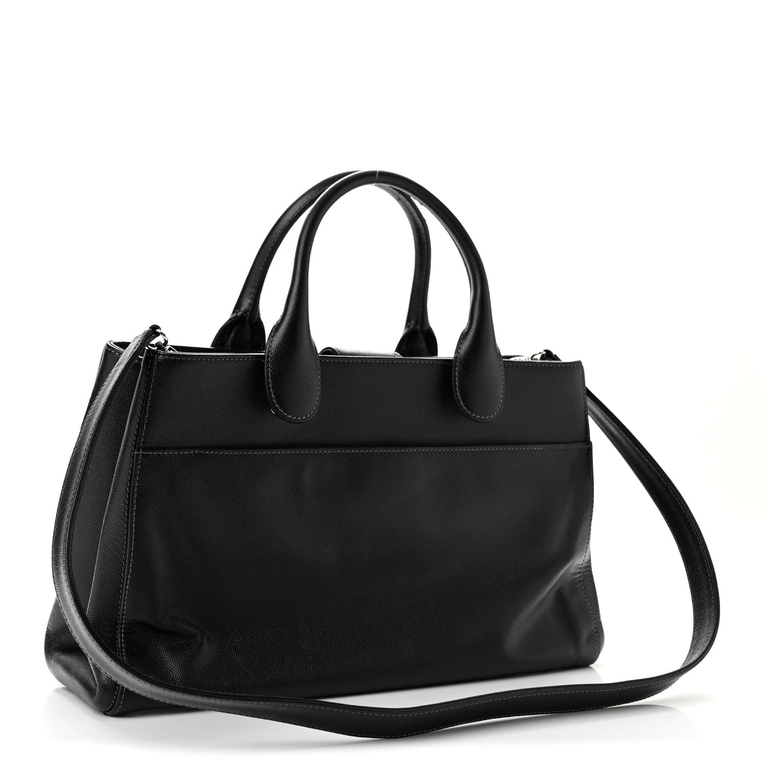Chanel Caviar Cerf Executive Shopper Tote Black 3 of 12