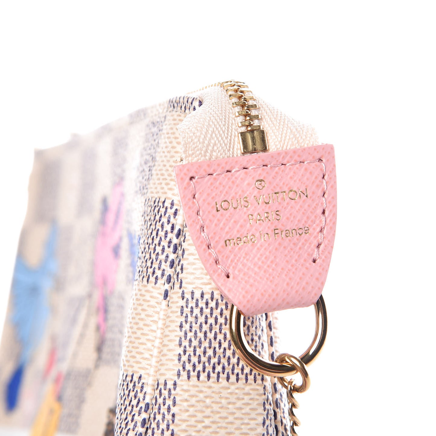 Damier Azur 2018 Christmas Animation Mini Pochette Accessories