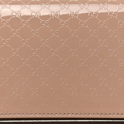 Gucci Patent Microguccissima Small Broadway Clutch Dark Cipria 8 of 13