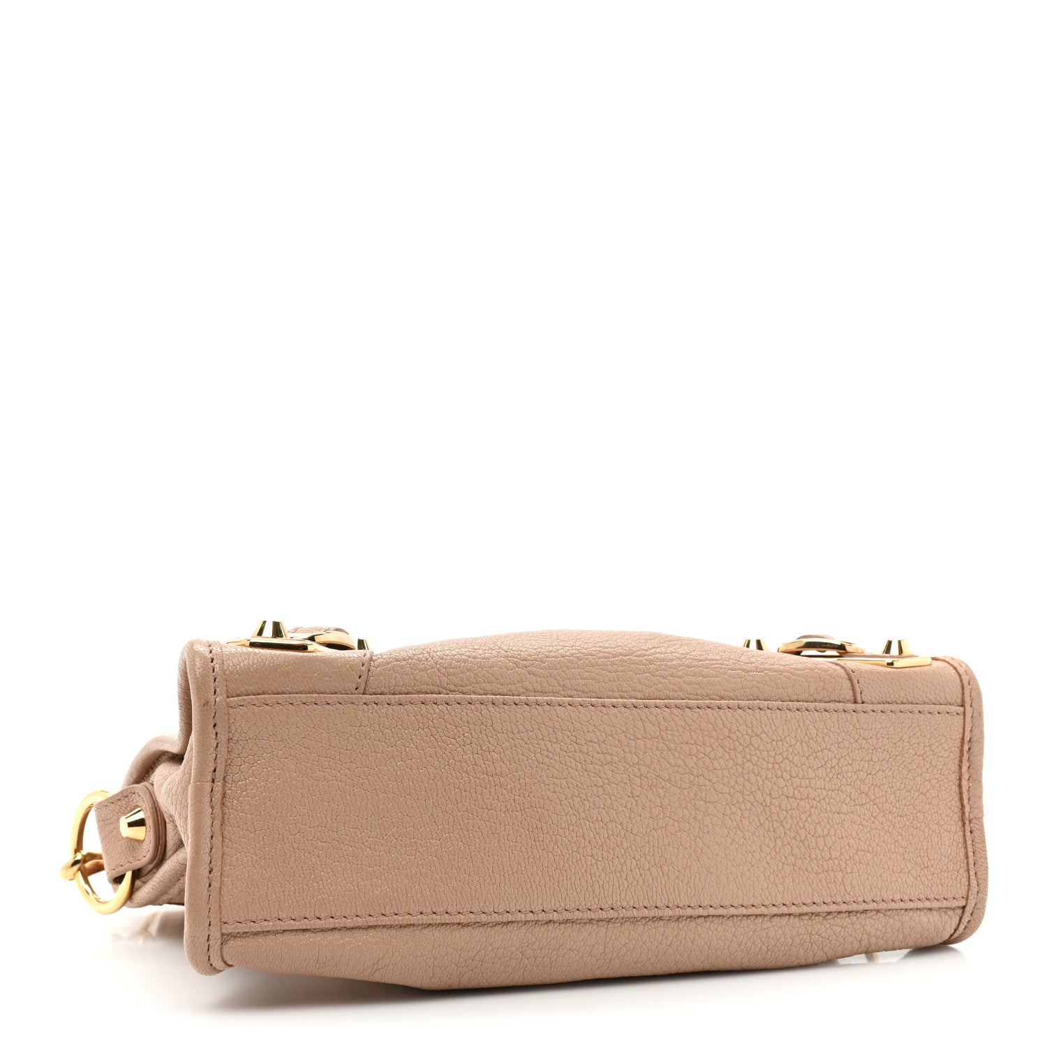 Balenciaga Chevre Gold Metallic Edge Hardware Mini City Rose Des Sables 3 of 12