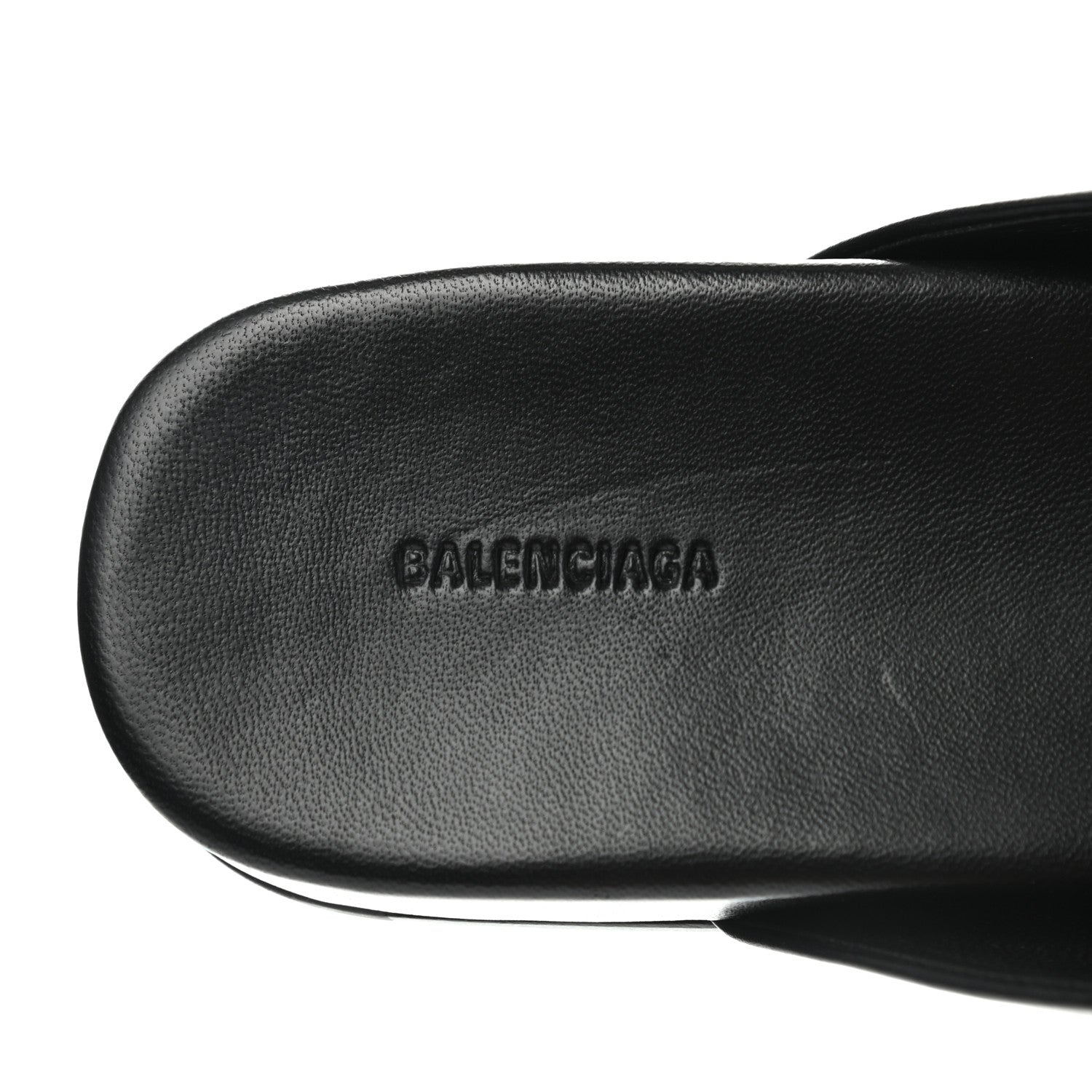 Balenciaga Smooth Calfskin Cozy BB Flat Carrera Mules 37 Black 6 of 9